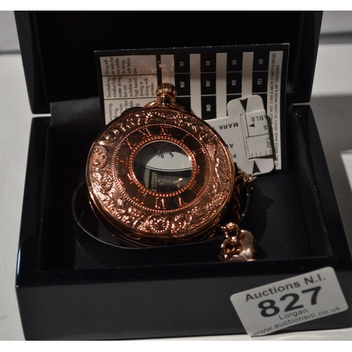 827 - Musical Pocket Watch on Chain