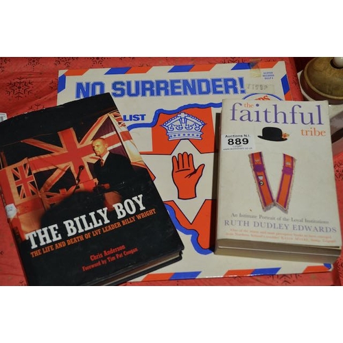 889 - No Surrender LP + The Billy Boy Hardback + The Faithful Tribe Book