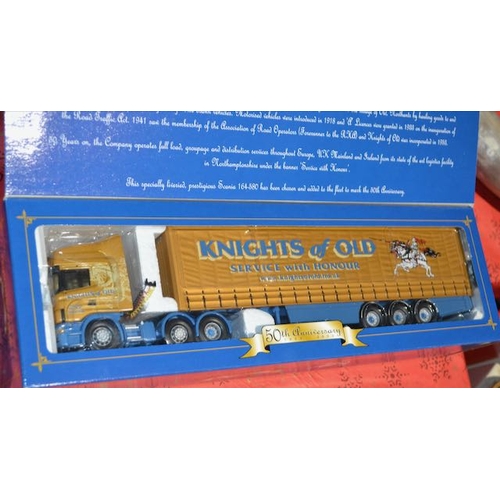 891 - Corgi Knights Of Old Limited Edition Scania Topline Curtainside 1:50