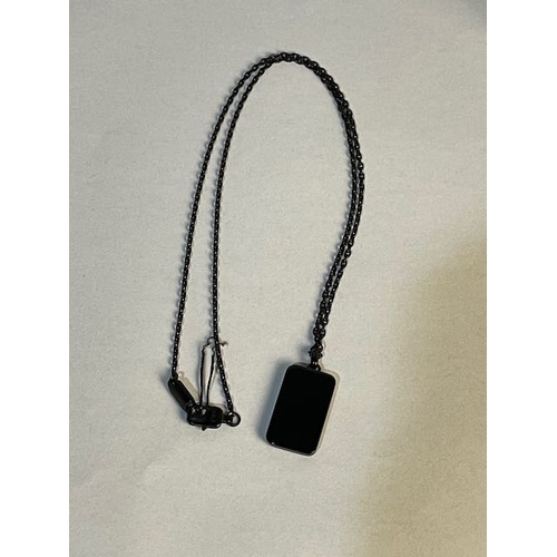 694 - Emporio Armani Black Necklace