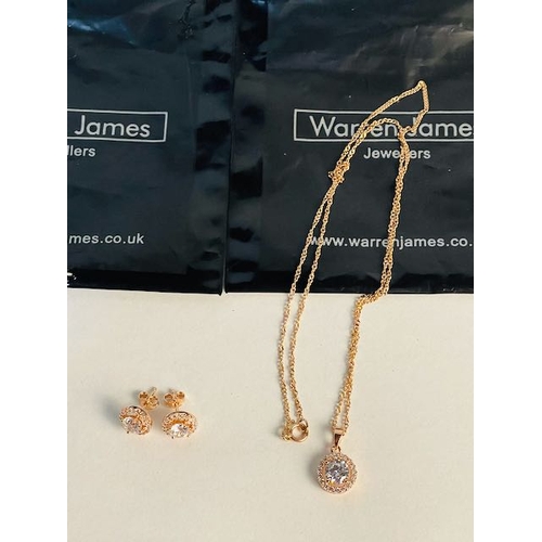 717 - Warren James Necklace & Earring Set