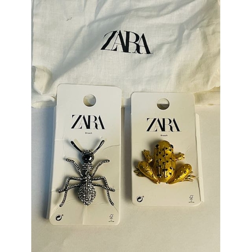 720 - Zara Brooch x 2 RRP £36