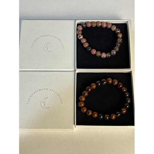 712 - The Honeymoon Apothecary Gemstone Bracelet x2