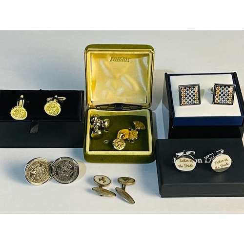 733 - Collection Of Cufflinks