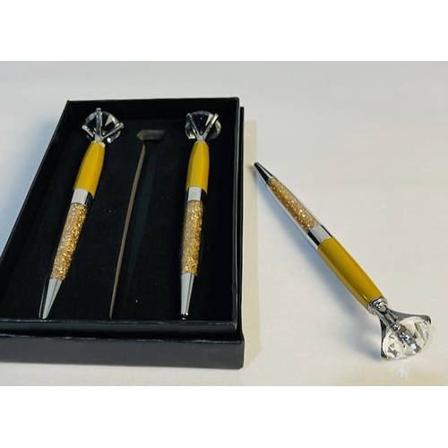 755 - Gem Stone Pen Trio