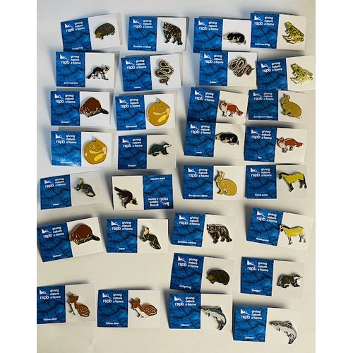 758 - Collection of Rspb Badges