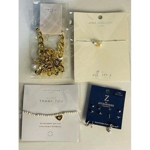 761 - Joma Jewellery Bracelet + Katie Loxton Bracelet + Orelia Necklace + Z By Accessorise Earrings