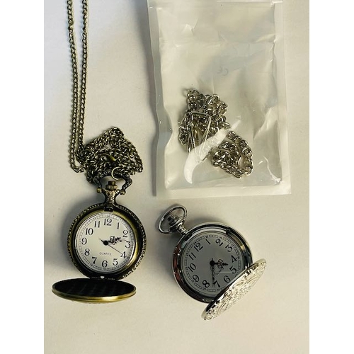 763 - 2 x Pocketwatch On Chain