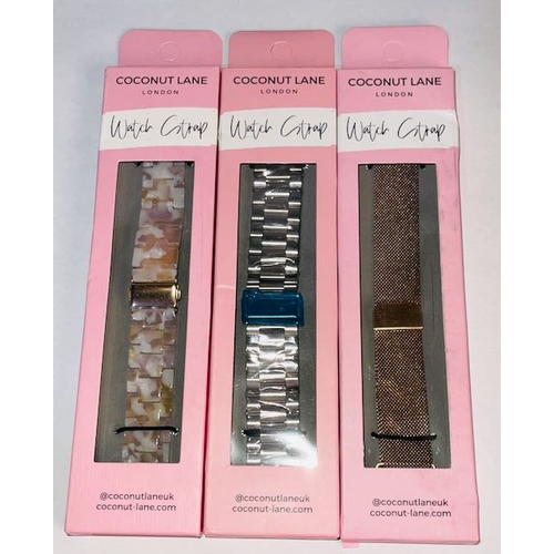 769 - Coconut Lane Watch Strap x 3