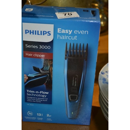 70 - Philips Series 3000 Hair Clipper - Box Sealed