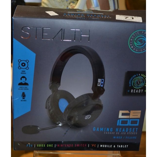 71 - Stealth Gaming Headphones - Box Sealed