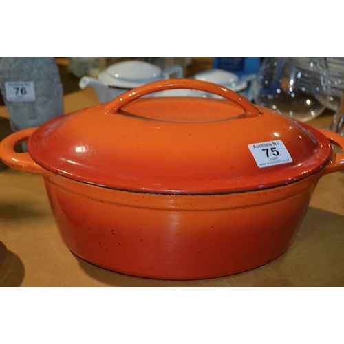 75 - Enamelled Casserole Pot