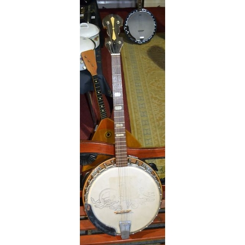 410 - Kay KB54 4 String Tenor Banjo