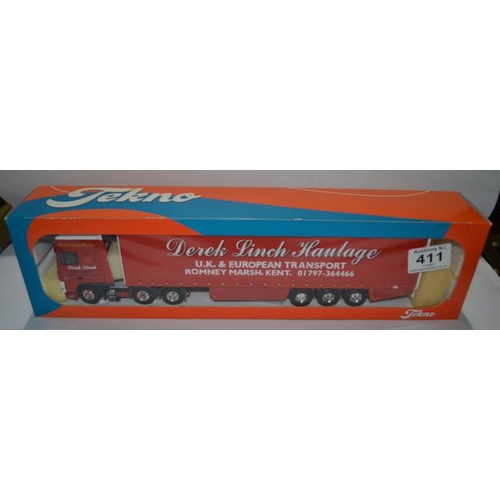 411 - Tekno Derek Linch Haulage 1:50 Scale Model