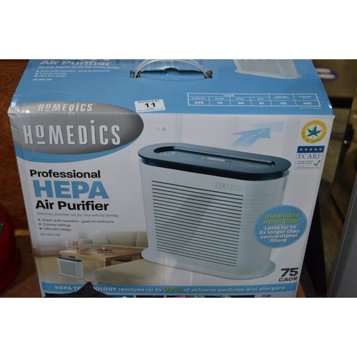 11 - Homedics HEPA Air Purifier - Boxed