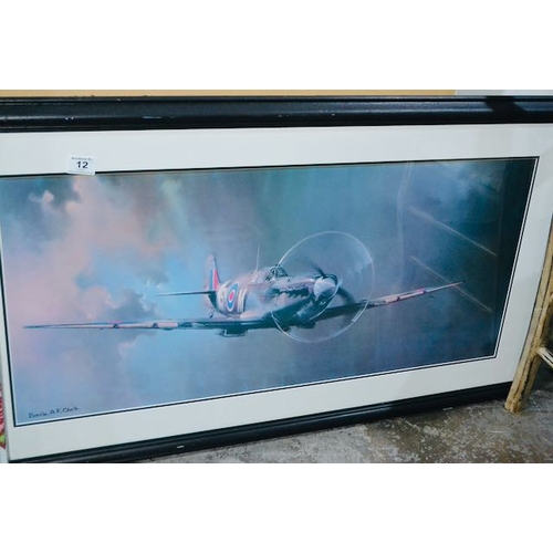 12 - Large Barrie. A.F. Clark Aircraft Print