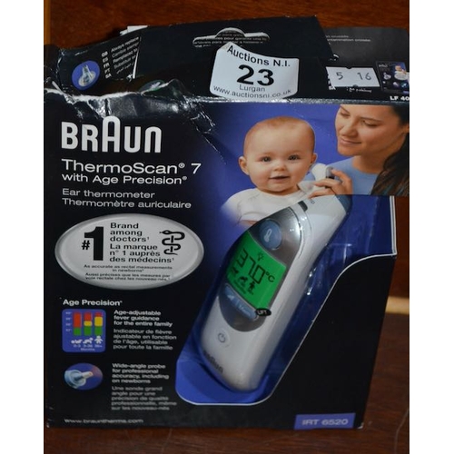 23 - Braun Thermoscan 7 - Box Sealed