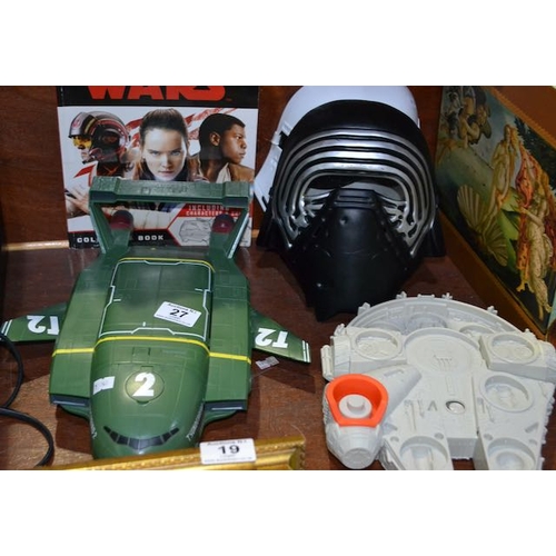 27 - Collection of Starwars & Thunderbird Toys