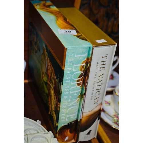 28 - Painting Book x 2 - Paintings Of Florence & Paintings Of The Vatican