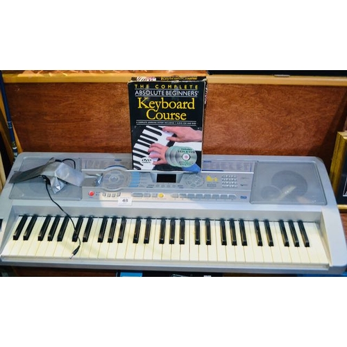 48 - Electronic Midi Keyboard + Keyboard Course