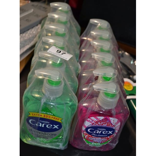 97 - 2 x 6pk Carex Antibac Hand Soap