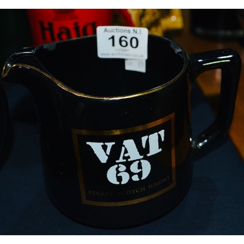 160 - HCW Vat 69 Scotch Whisky Jug