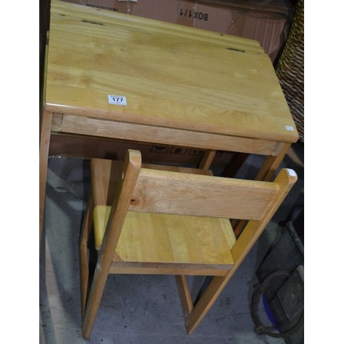 177 - Kids Desk/ Artist Table & Chair