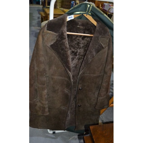 199A - Richard Draper Real Sheapskin Coat Size Euro 48