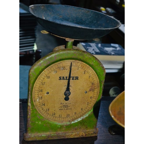 227 - Vintage Salter No.34 Cast Scales