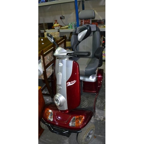 403 - Odel K Foru Mobility Scooter With Internal Front Basket & Seat Bag - Charger/Key Both Present