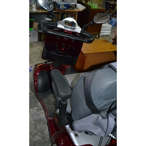 403 - Odel K Foru Mobility Scooter With Internal Front Basket & Seat Bag - Charger/Key Both Present