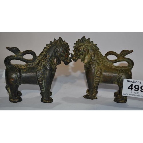 499 - Pair of Asian Dogs