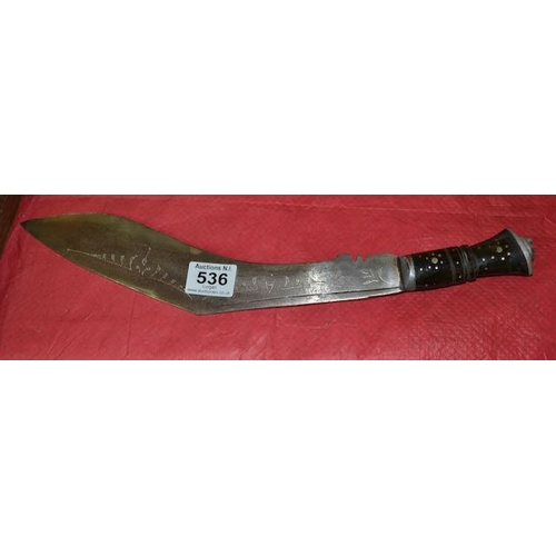 536 - Gurka Kukri Knife