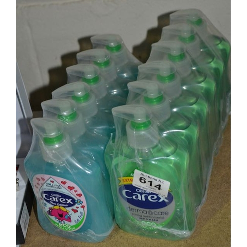 614 - 2x Pack of 6 Carex Anti Bac Soap