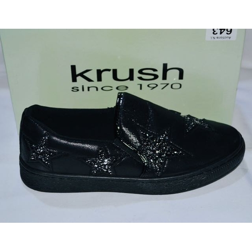 643 - Krush Star Detail Shoes - Size 8