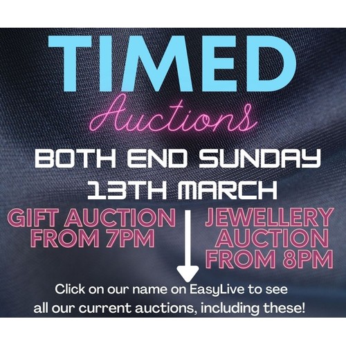 1A - TIMED Auctions - Bidding Now Available - Both End Sunday 13th Mar