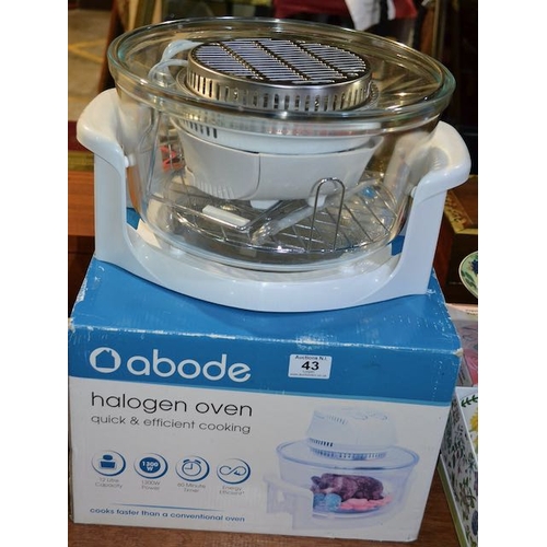 43 - Abode Halogen Oven - Boxed