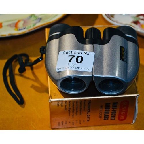 70 - Sunagor Mini Pocket Binoculars - Boxed