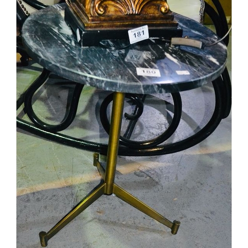 180 - Marble Topped Occasional Table