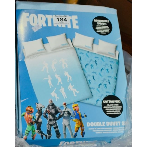 184 - Fortnite Reversible Double Duvet Set