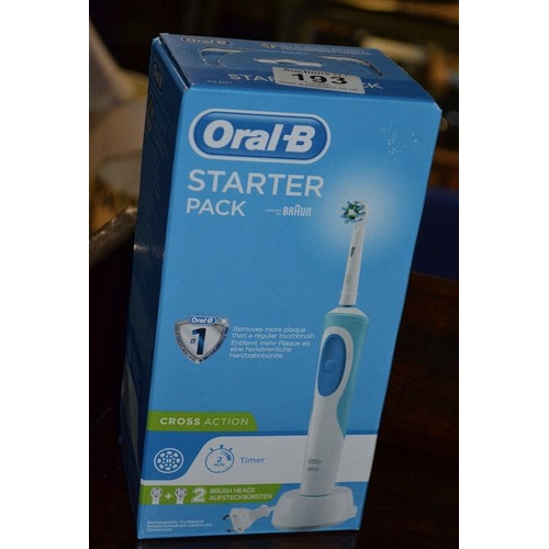 193 - Oral B Starter Pack - Box Sealed