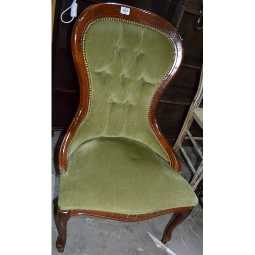 208 - Button Back Nursing Chair