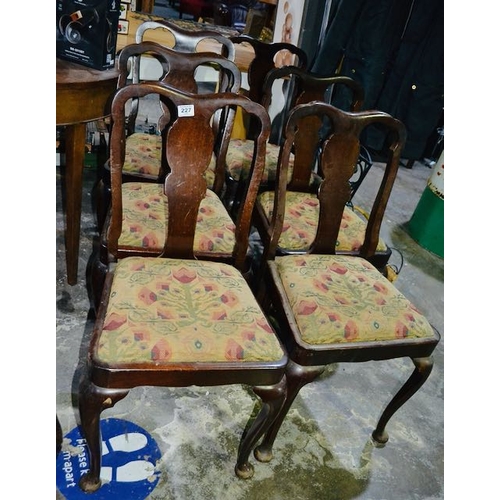 227 - Set Of 6 Dining Chairs