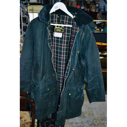 228 - Barbor Jacket - Navy Size 102cm