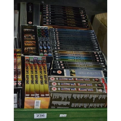 236 - Box Of Assorted DVD Boxsets Incl Touch of Frost