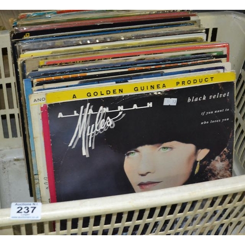 237 - Basket of LPs Incl Dean Martin
