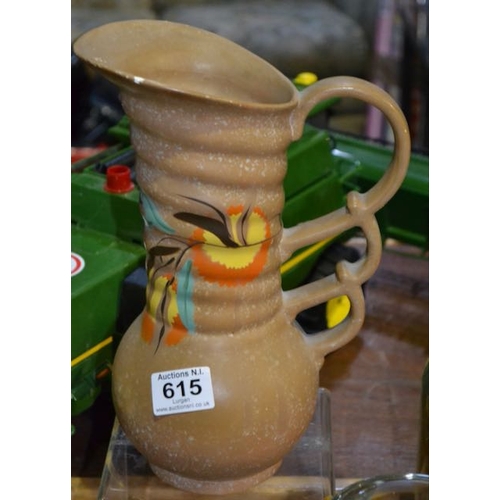 615 - Hand Painted Ornate Jug