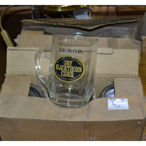 616 - Dry Blackthorn Cider Tankard x6