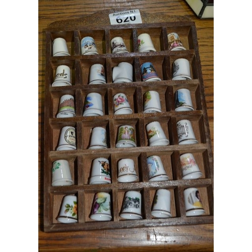 620 - Display of Thimbles