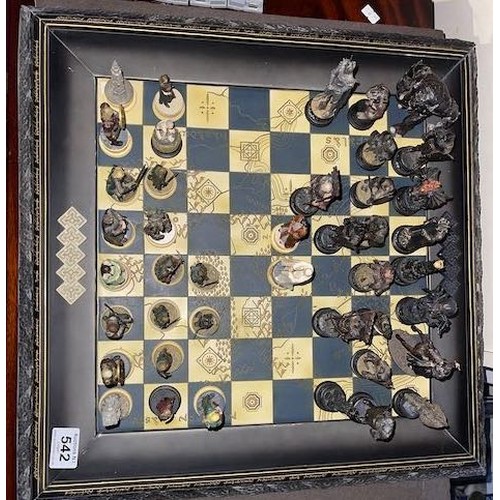 542 - Lord of the Rings Eaglemoss Chess Set